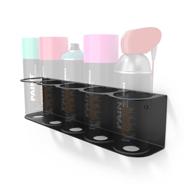 Koova Storage Rack, Steel, Black, 3.3 in W, 3.7 in H, 15.25 in L, Powder Coated KV-CAN-5 - main